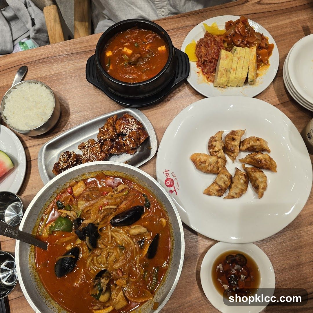 Korean Food Spread