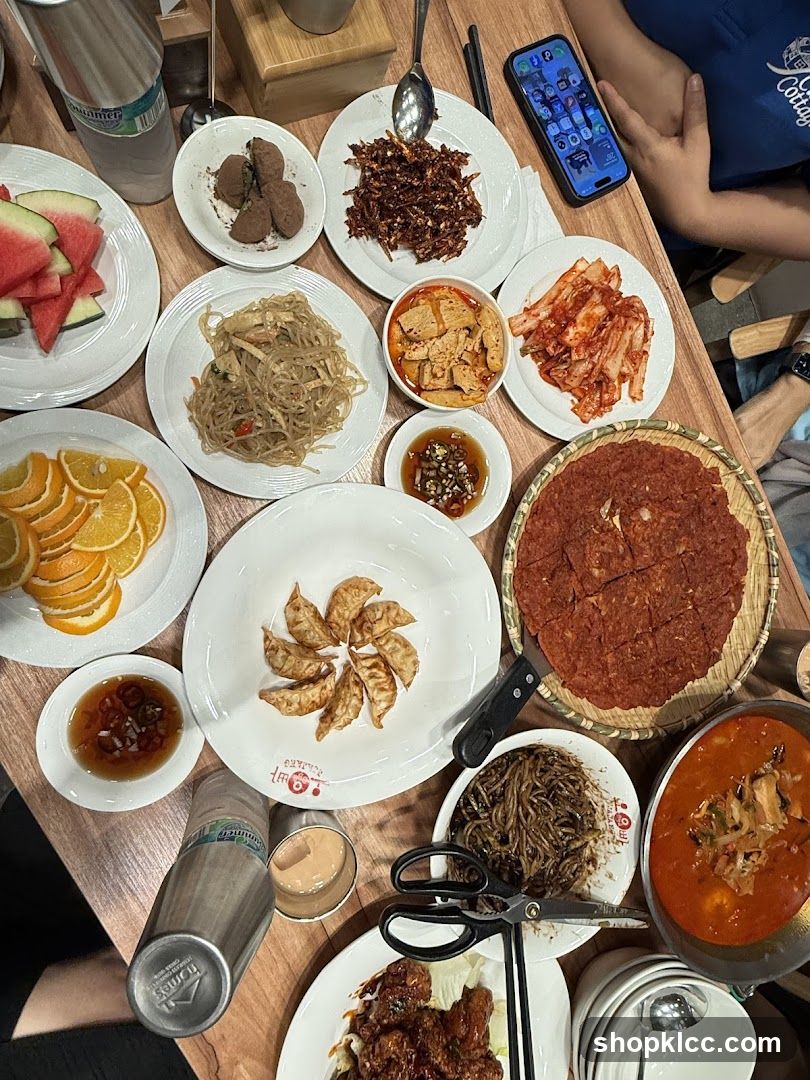 Korean Food Spread