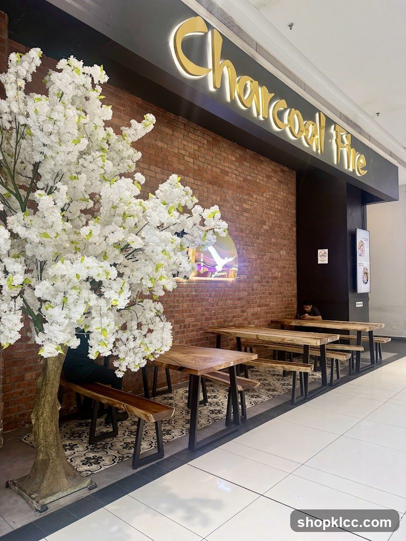 Charcoal Fire Restaurant Seating Area