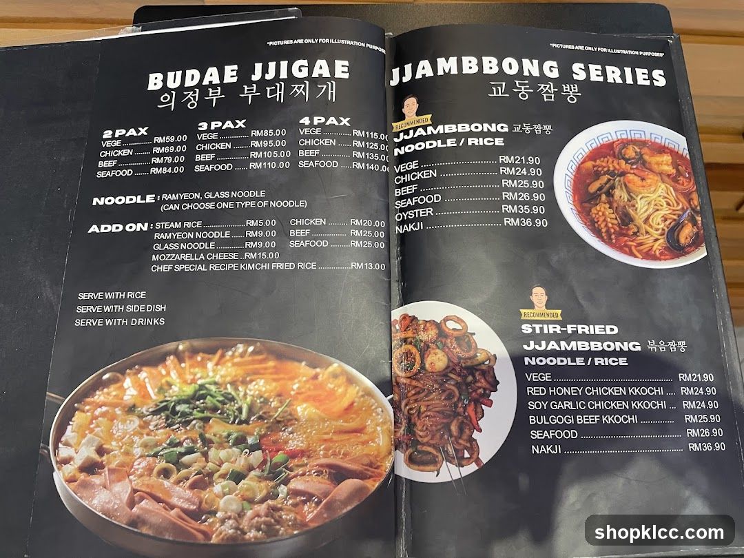 BUDAE JJIGAE & JJAMBBONG SERIES