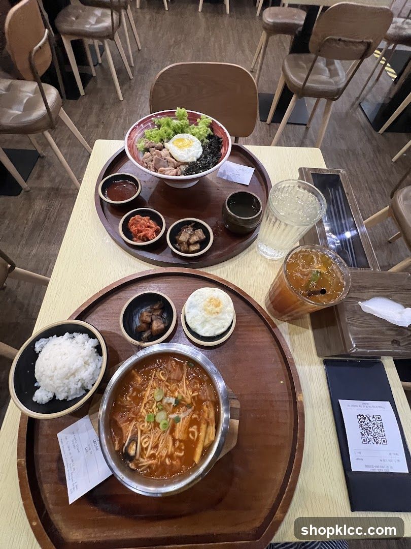 Korean Food Spread