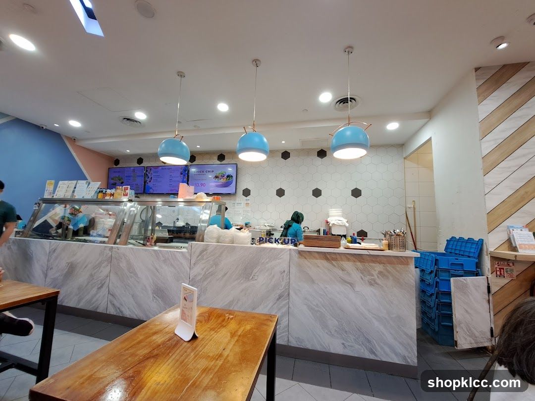 Restaurant Interior with Digital Menus
