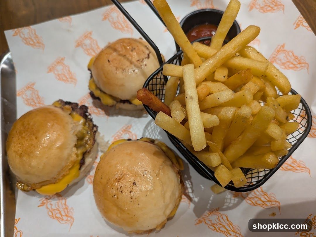 Sliders and Fries