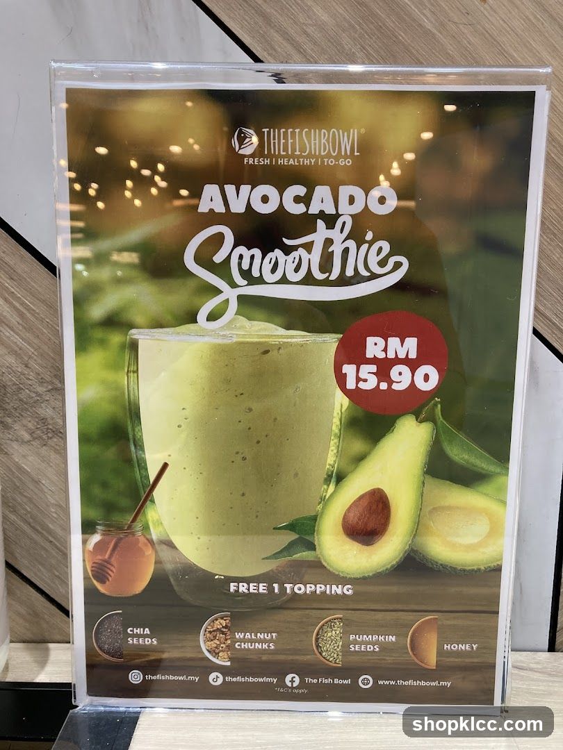 The Fish Bowl Avocado Smoothie