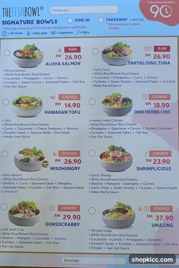 The Fish Bowl Signature Bowls