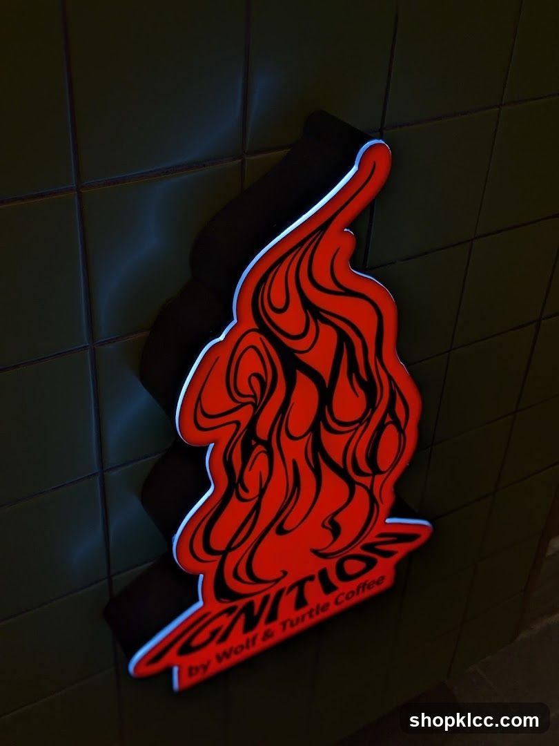 Ignition by Wolf & Turtle Coffee Sign