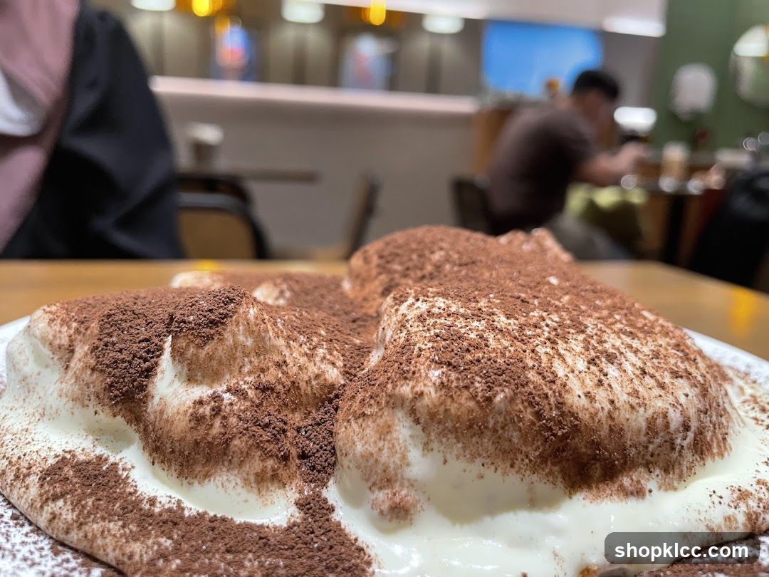 Dessert with Cocoa Powder