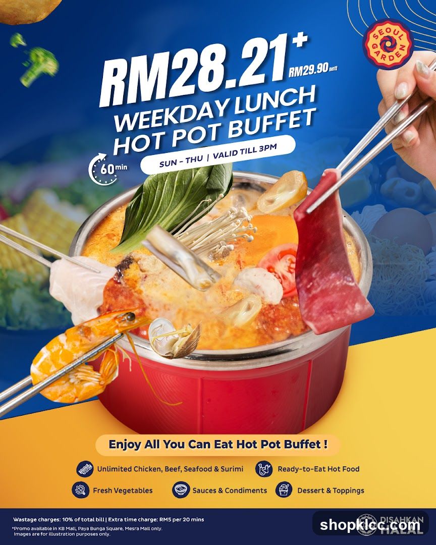 Weekday Lunch Hot Pot Buffet Promotion