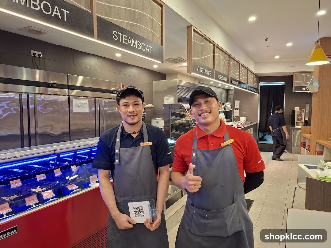 Staff in a Steamboat Restaurant