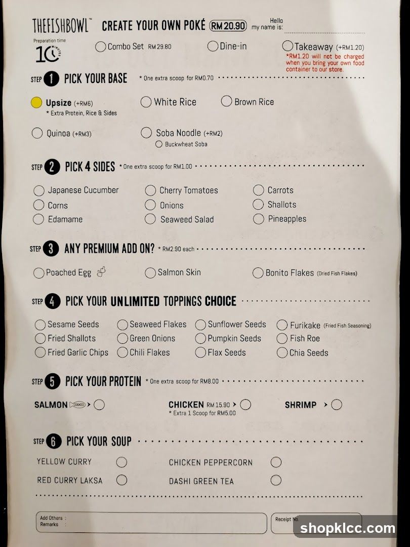 THEFISHBOWL CREATE YOUR OWN POKÉ