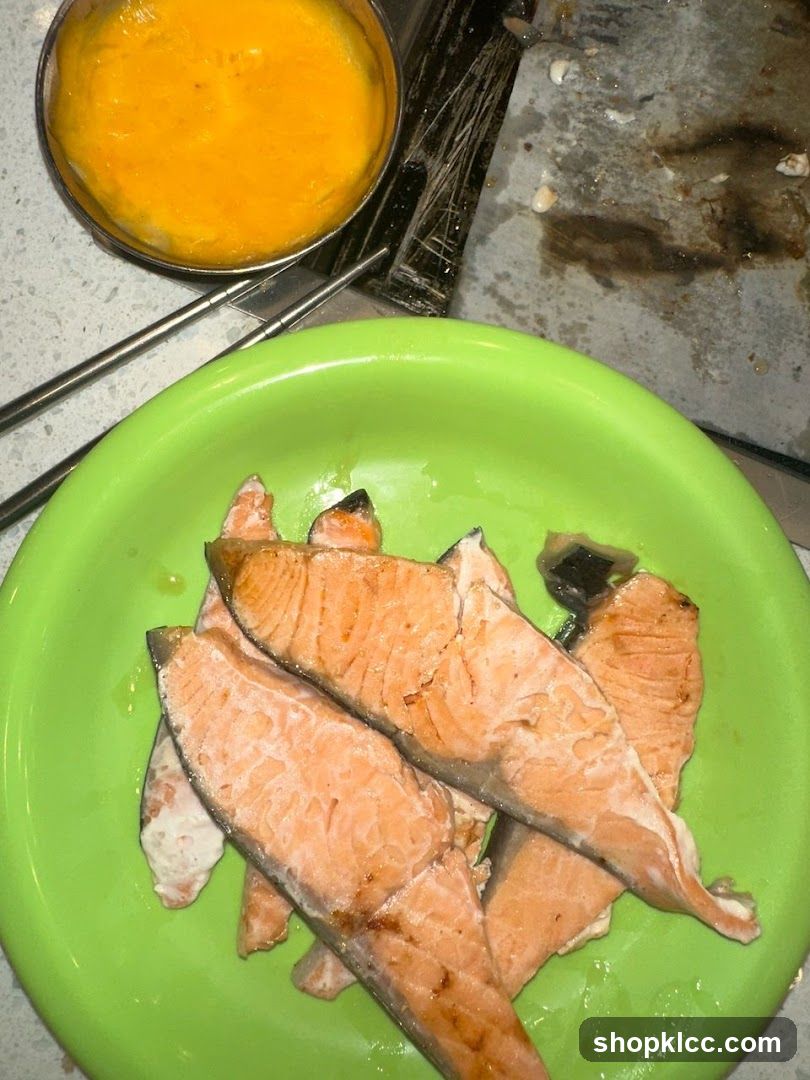 Cooked Salmon Slices
