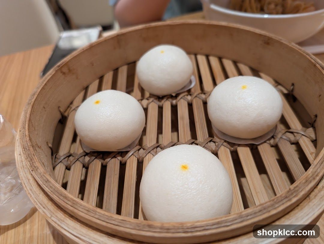 Steamed Buns in a Bamboo Steamer