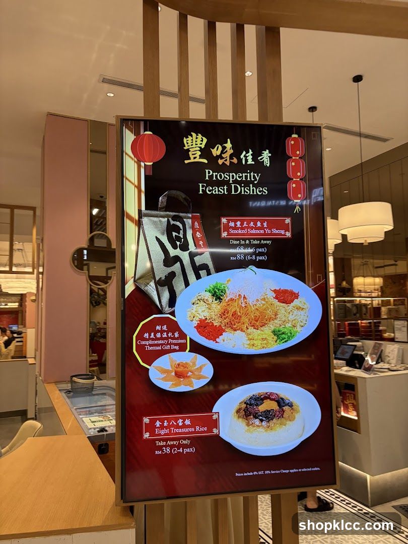Prosperity Feast Dishes