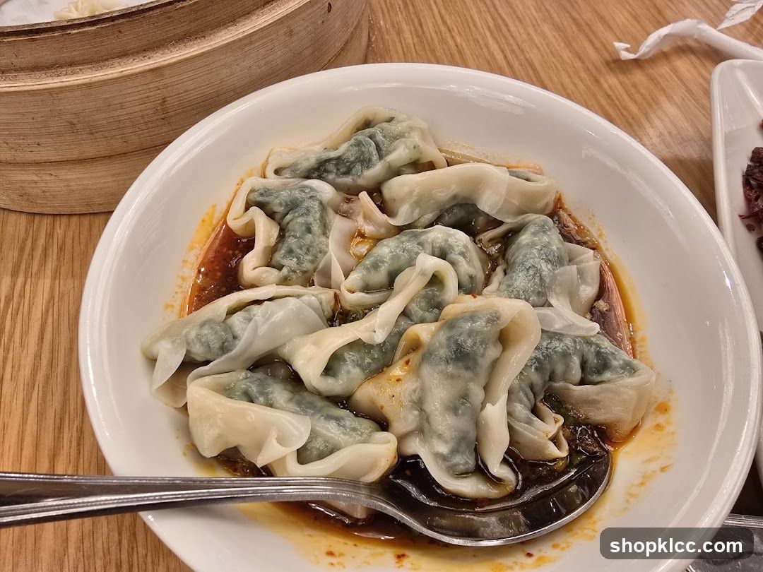 Dumplings in Chili Oil