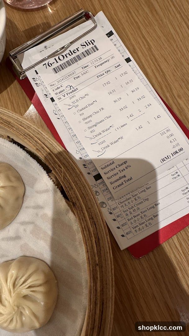 Order Slip