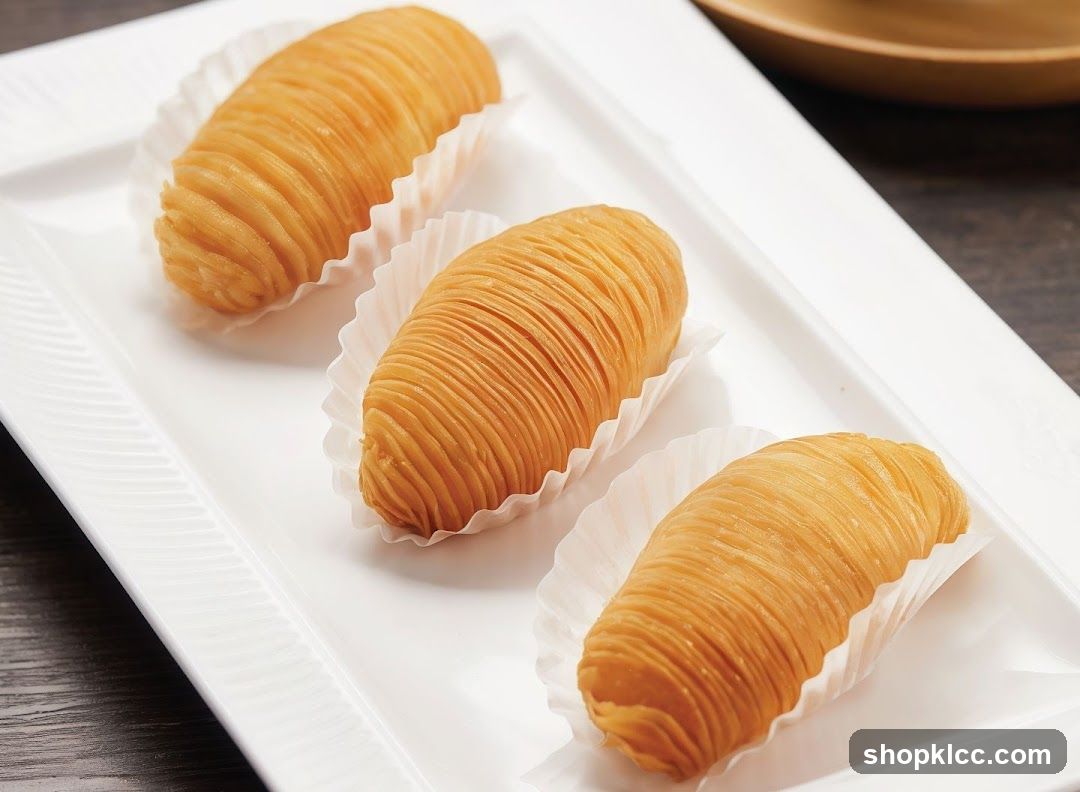 Three Golden Pastries