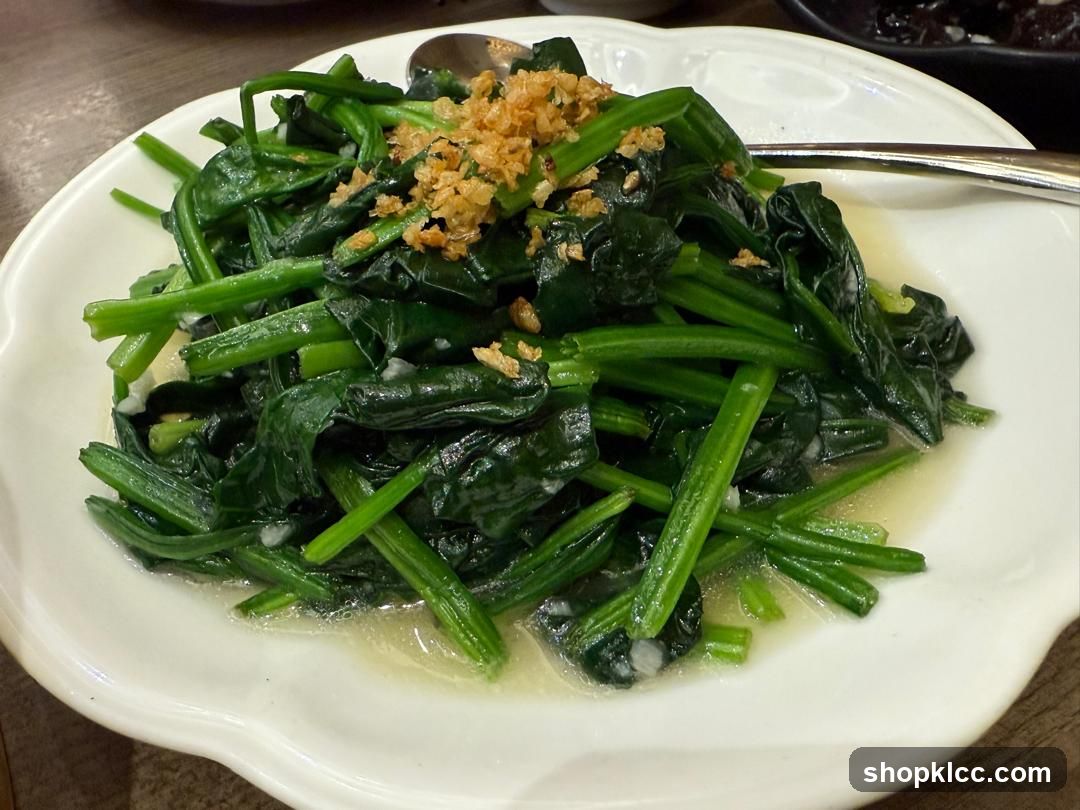Sautéed Spinach with Garlic