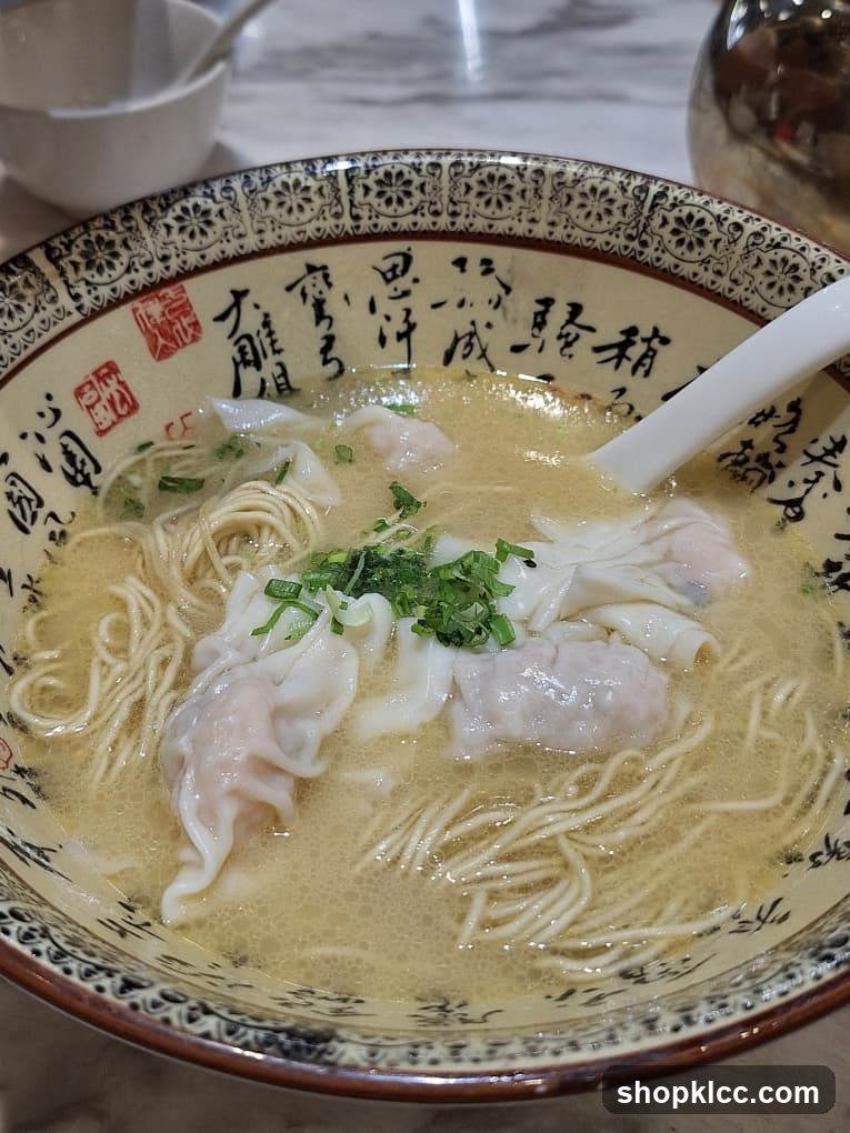 Wonton Noodle Soup