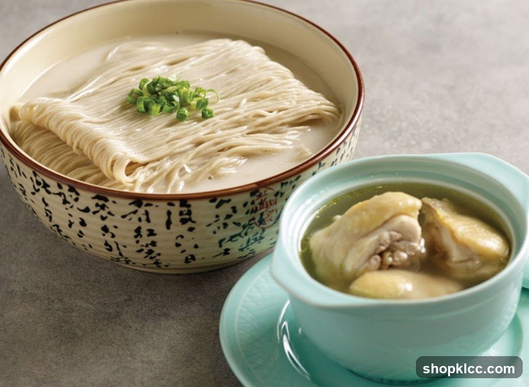 Noodles and Chicken Soup