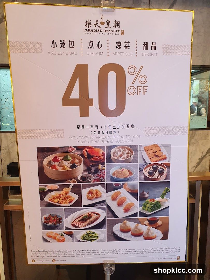 Paradise Dynasty 40% Off Promotion