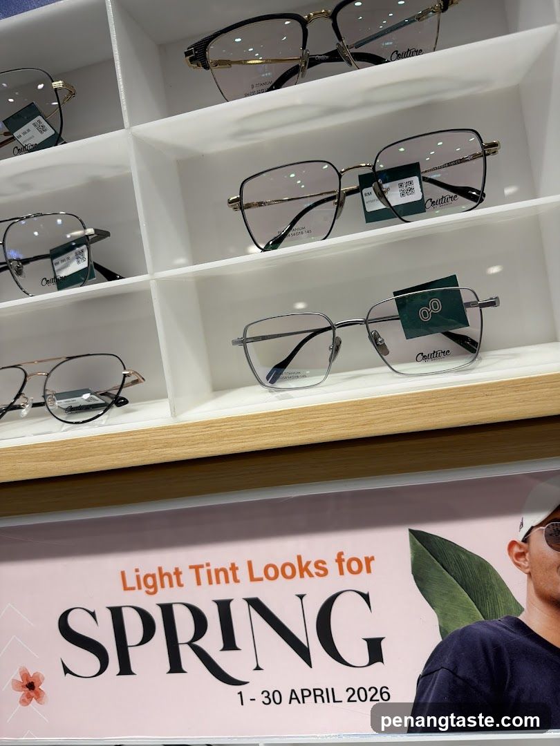 Eyeglasses Display and Spring Promotion