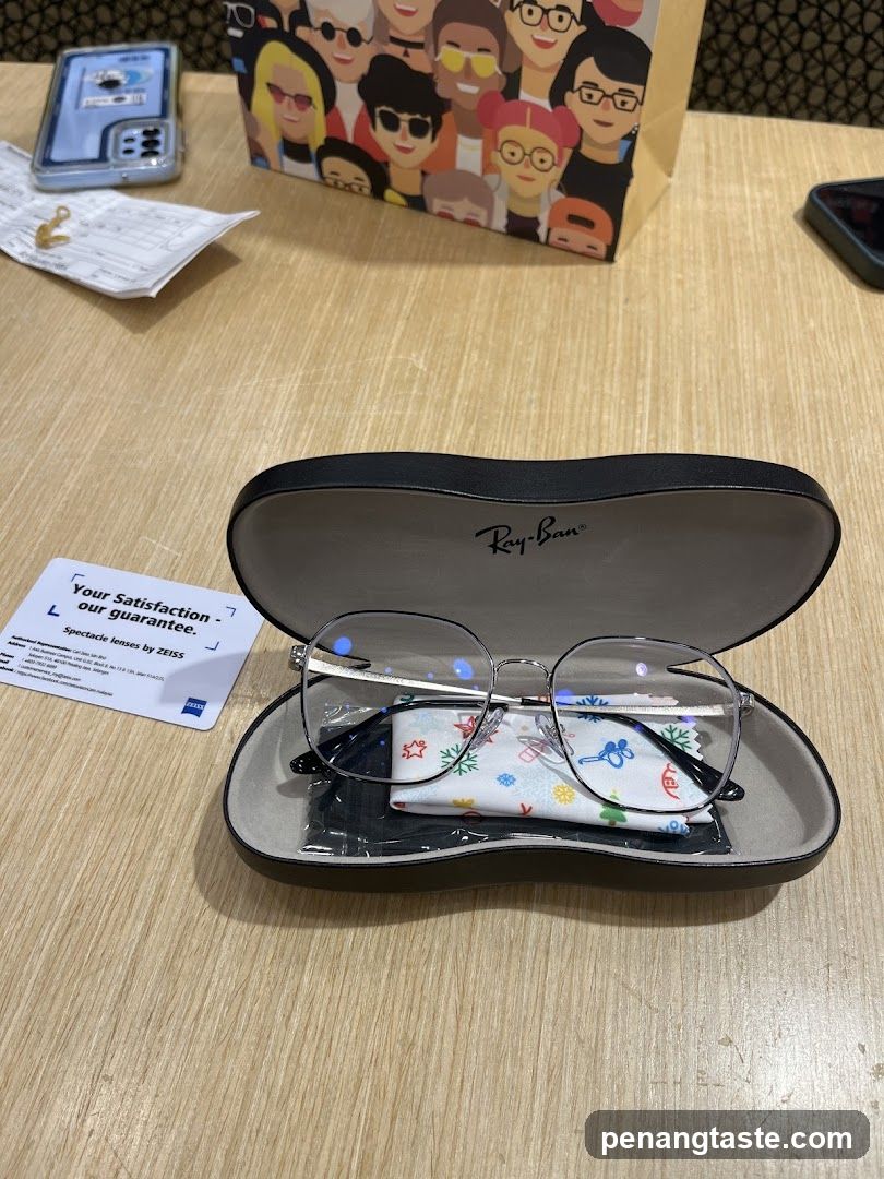 Eyeglasses and Case