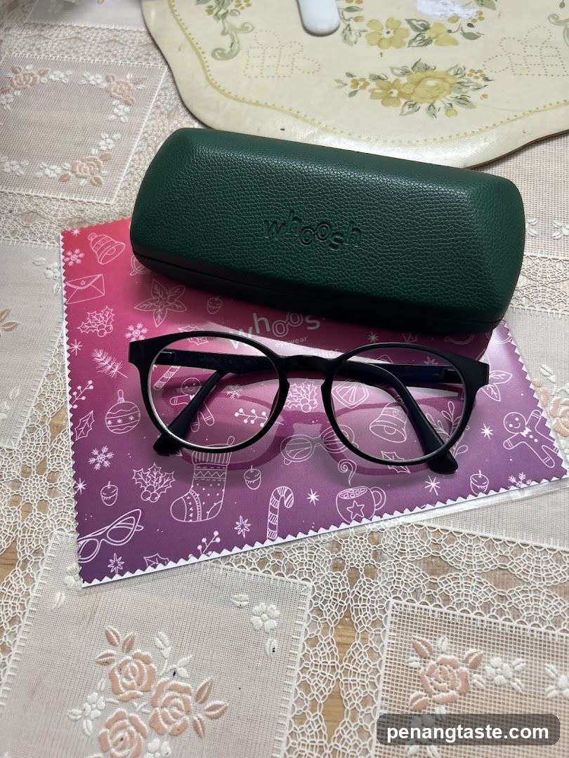 Eyeglasses and case