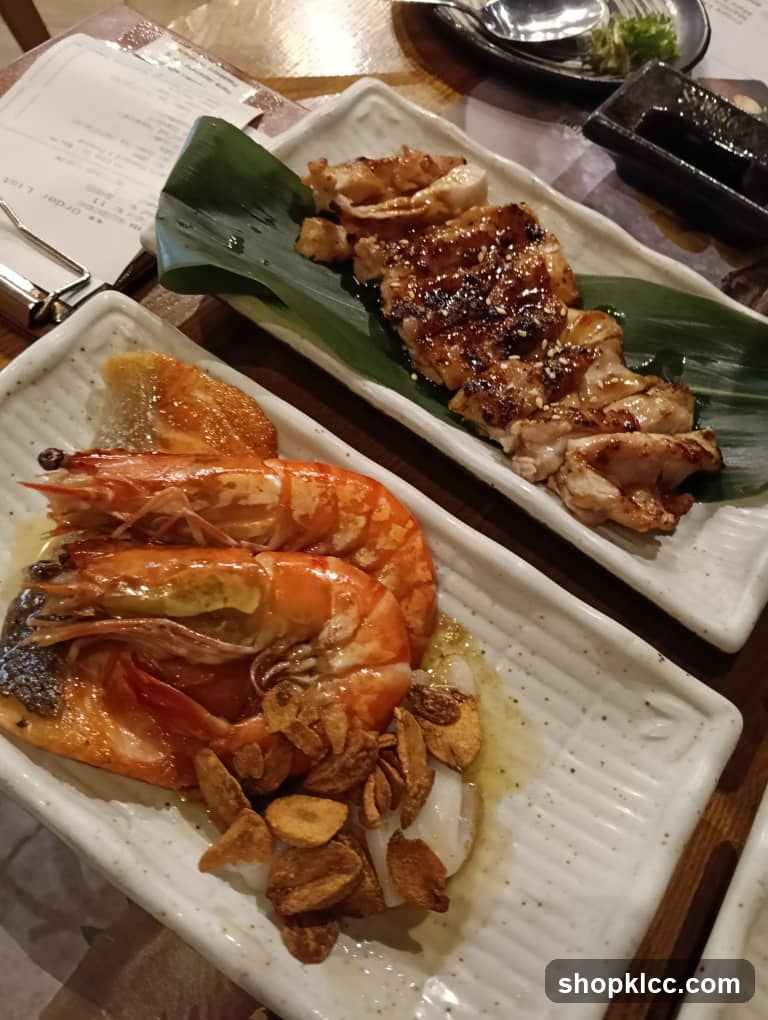 Grilled Chicken and Shrimp Appetizers