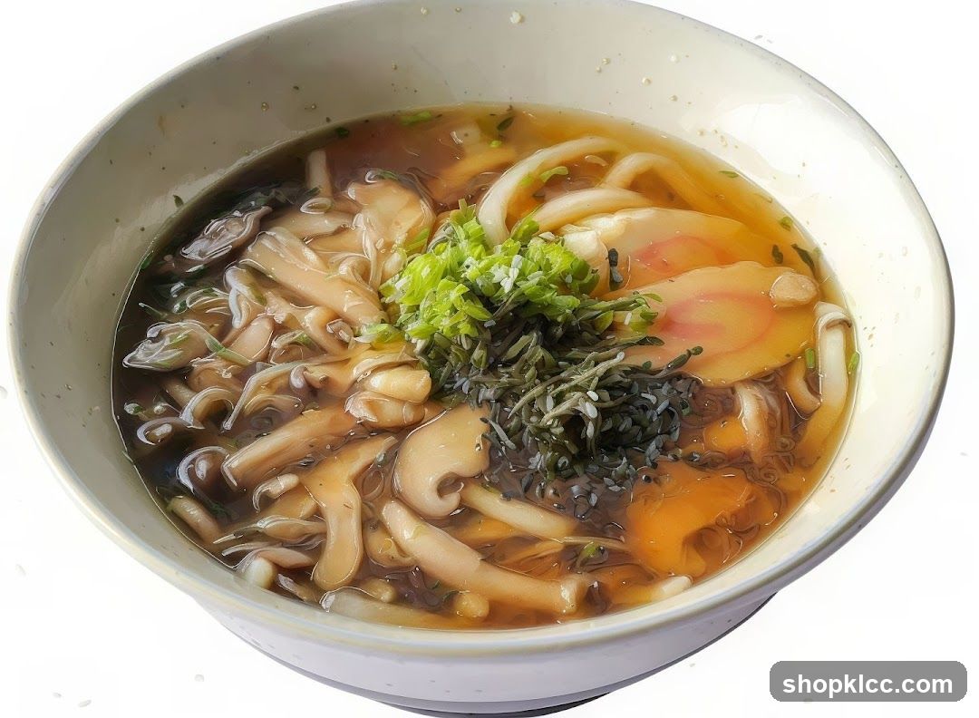 Mushroom Udon Soup