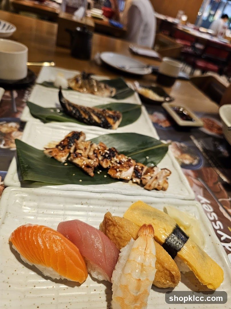 Sushi and Grilled Fish Platter