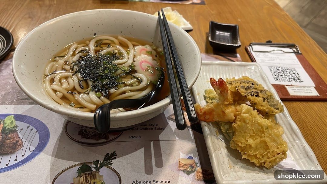 Japanese Udon and Tempura