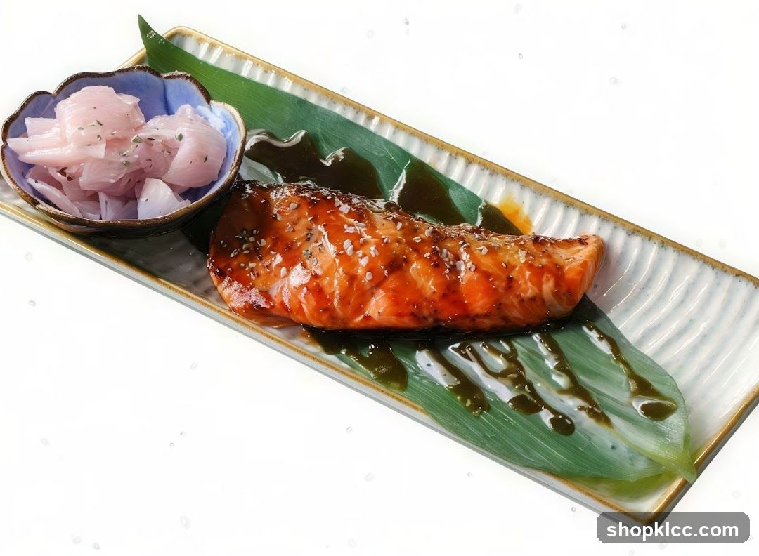 Grilled Salmon with Pickled Onions