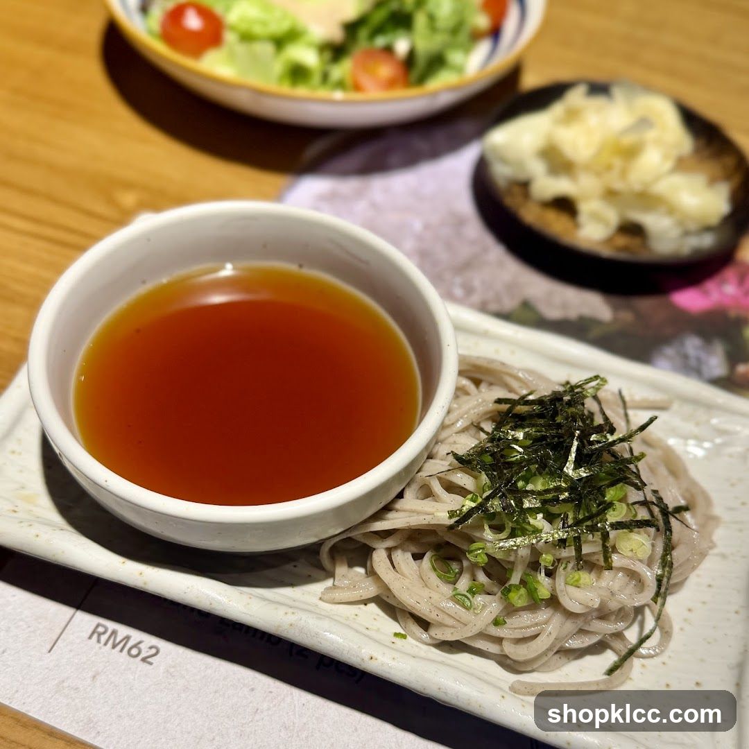 Soba Noodles with Broth