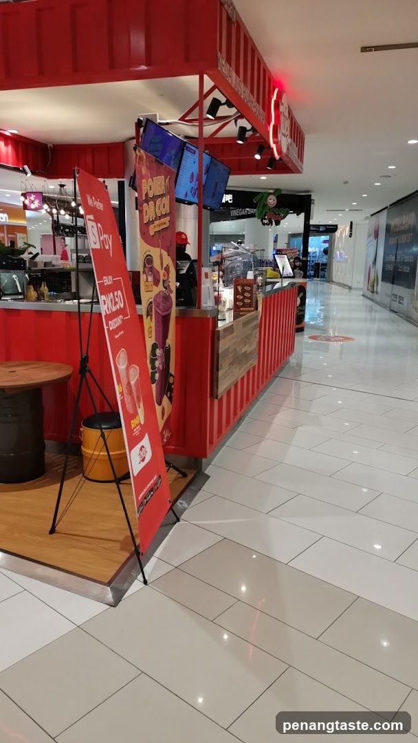 Beverage Kiosk in Mall