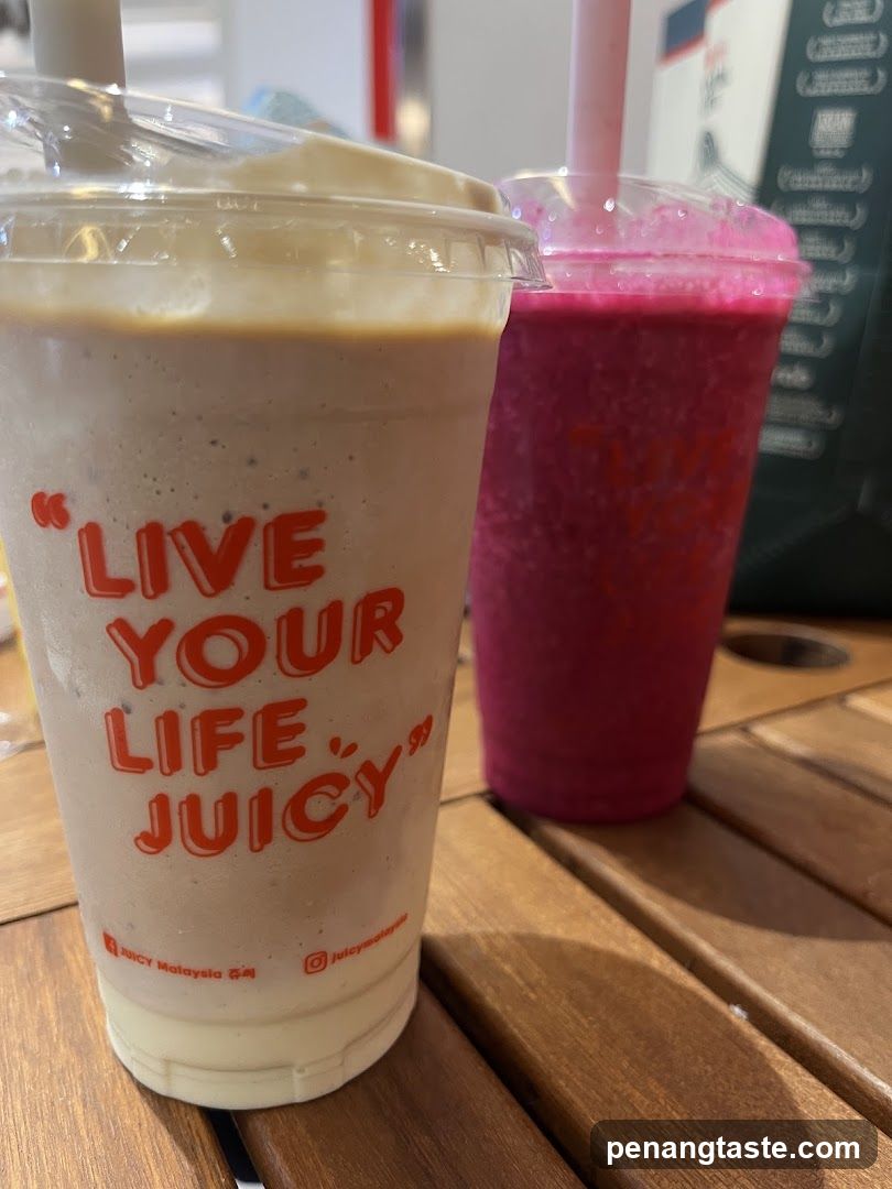 Two Smoothies on a Table