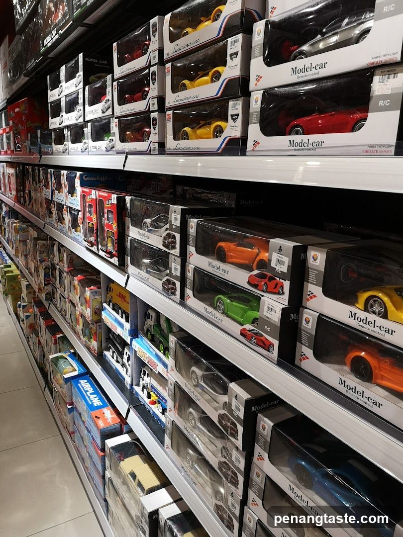Model Cars on Shelves