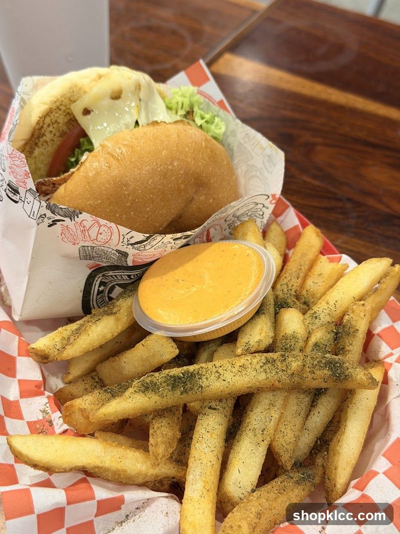 Burger and Fries