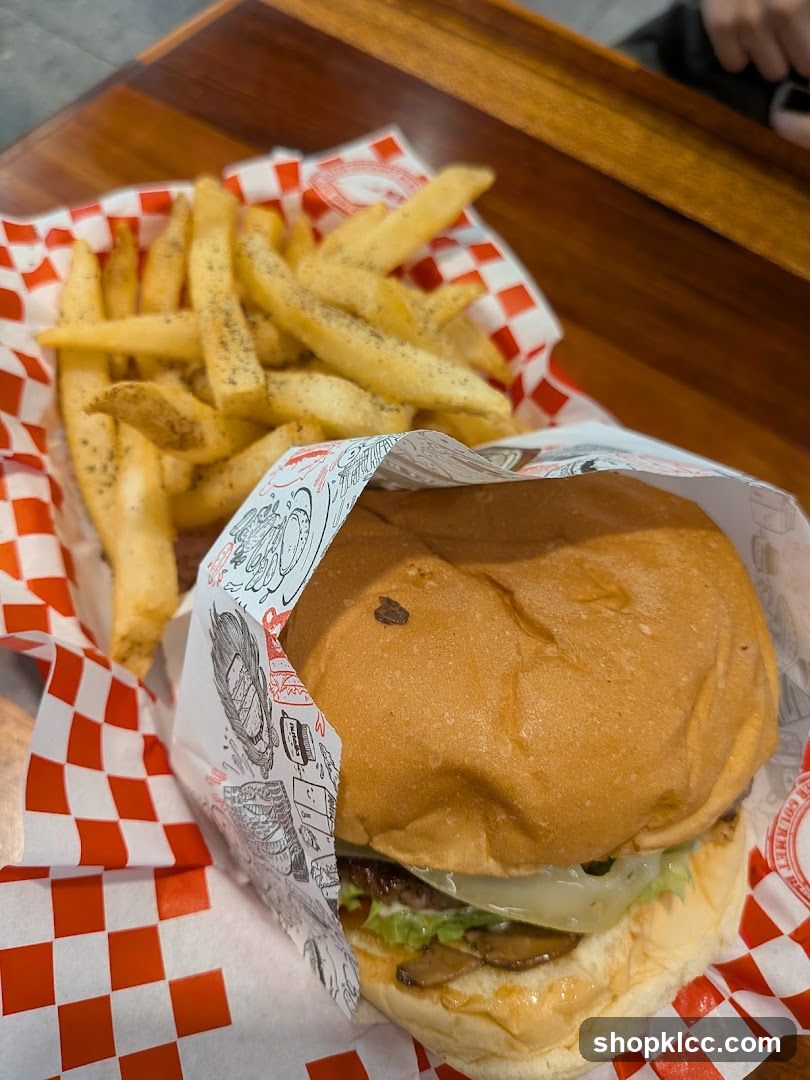 Burger and Fries
