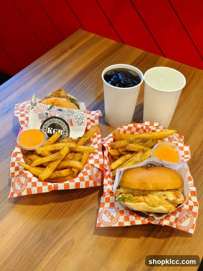 Burgers and Fries