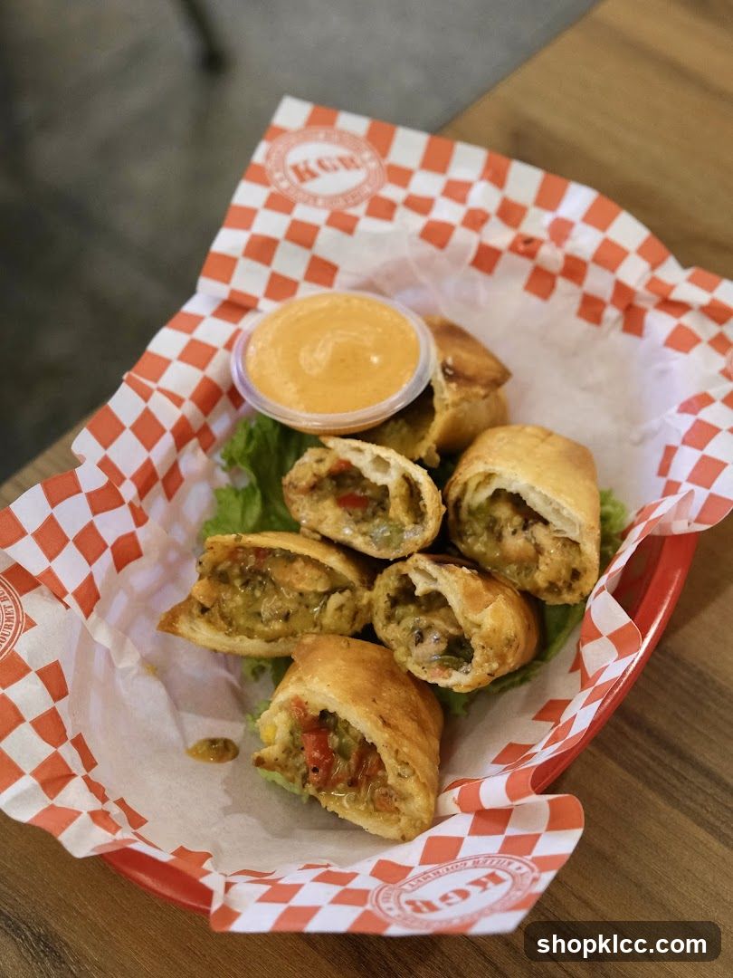 Egg Rolls with Dipping Sauce