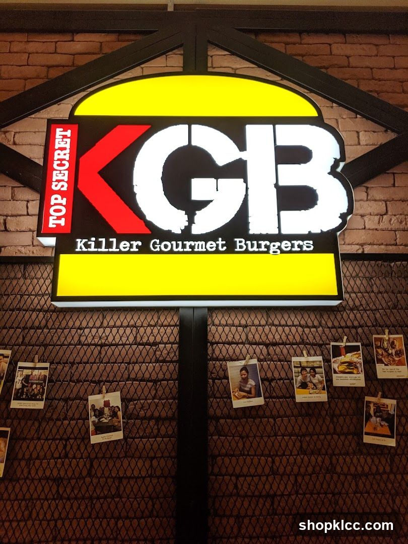 KGB Killer Gourmet Burgers Sign