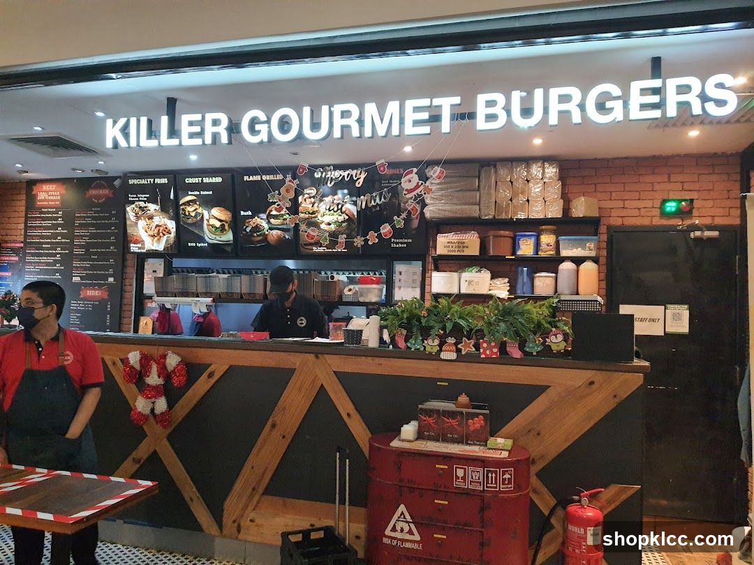 Killer Gourmet Burgers Counter