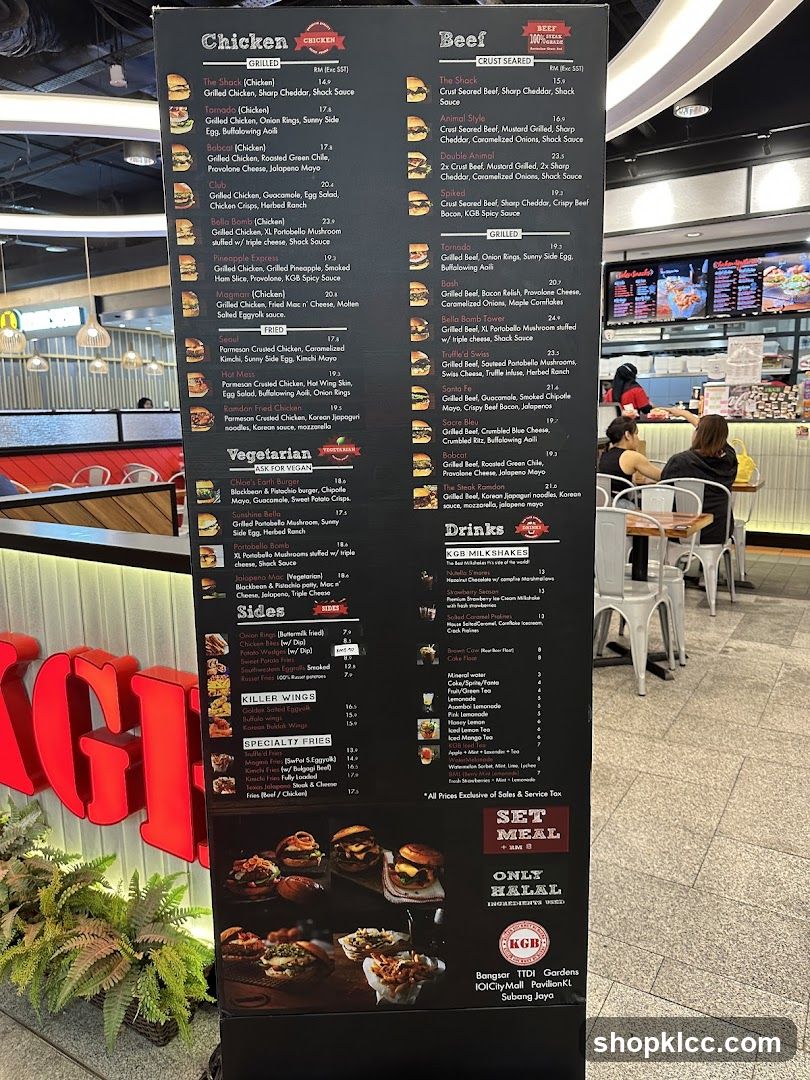 KGB Menu
