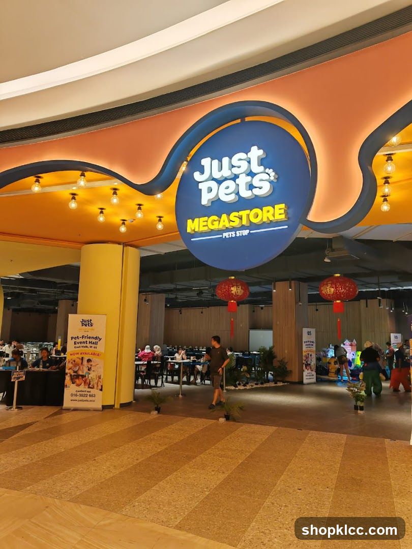 Just Pets Megastore Entrance