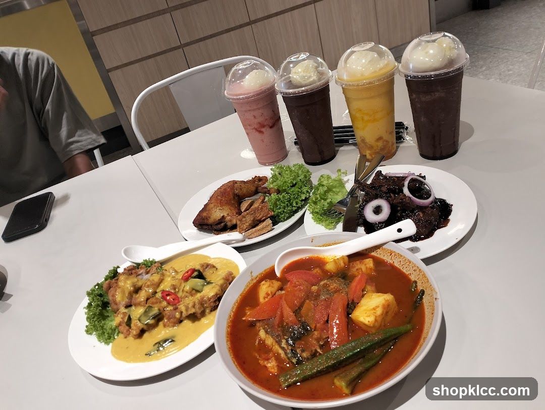 Food and Drinks on Table