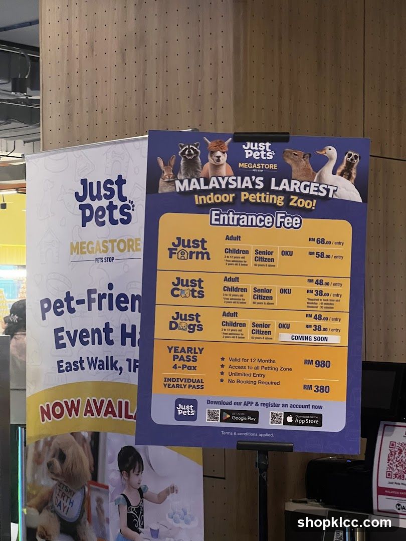 Just Pets Entrance Fee and Event Information