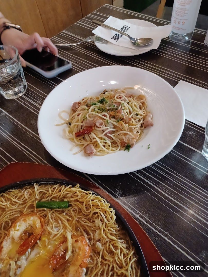 Table with Pasta and Noodles