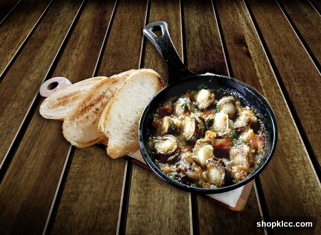 Scallops with Bread