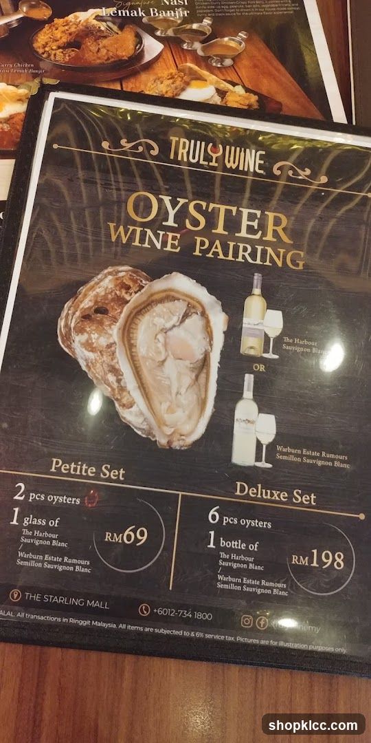 OYSTER WINE PAIRING