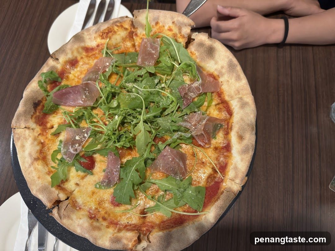 Prosciutto Arugula Pizza